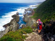 Tsitsikamma National Park heeft vele prachtige wandelroutes langs de kust