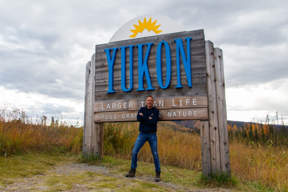 Per camper door de Yukon